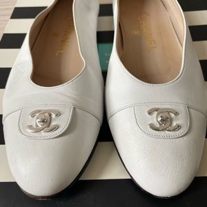 Size 7 (37 1/2) Chanel flat.